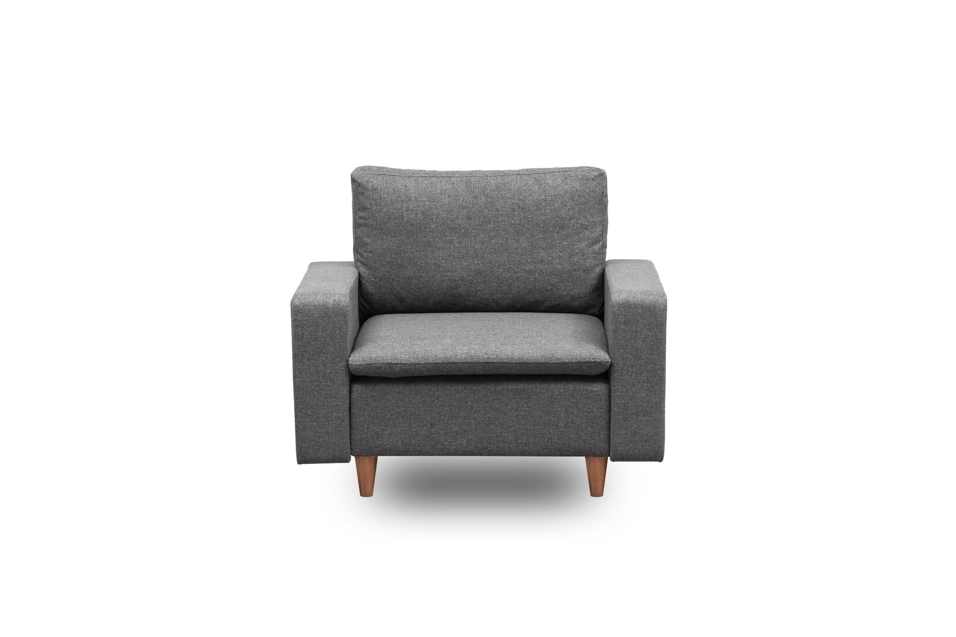 Poltrona Pafu Lungo — Cinzento Escuro - 105x52x75 cm - Design Moderno