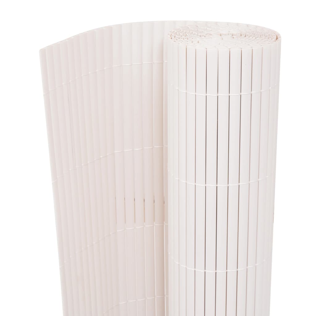 Cerca de jardim dupla face 90x500 cm branco