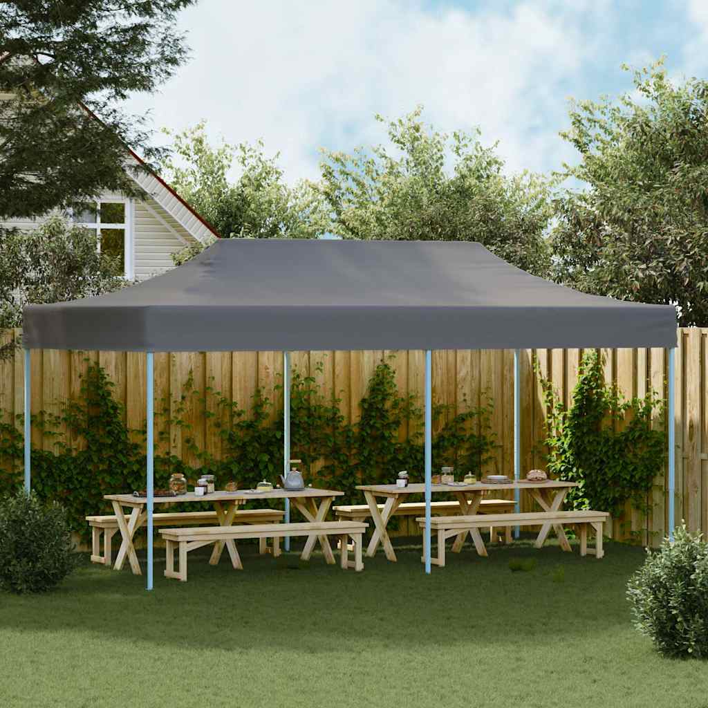Tenda para festas pop-up dobrável 3x6 m antracite