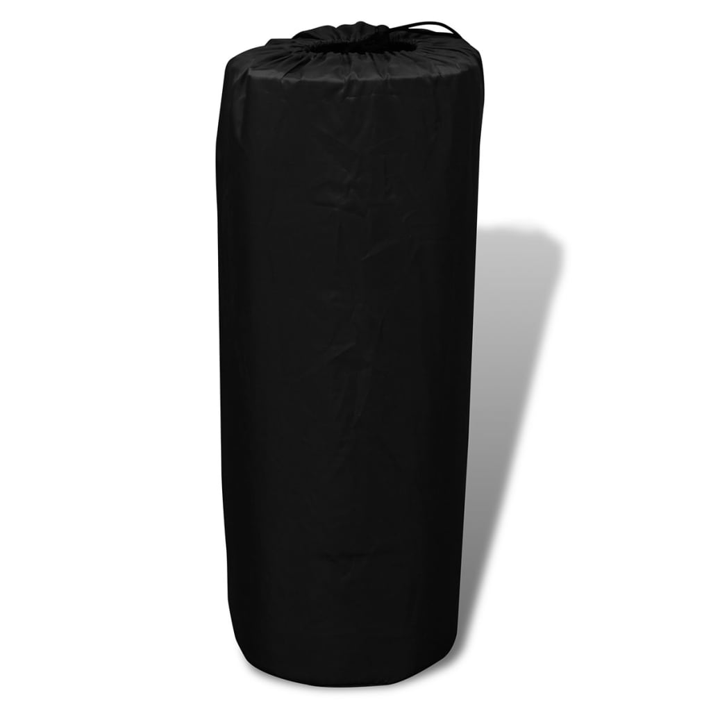Colchão de dormir autoinsuflável 190x130x5 cm (duplo) preto