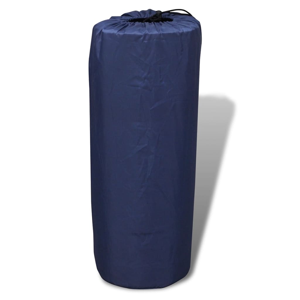 Colchão de dormir autoinsuflável 190x130x5 cm (duplo) azul