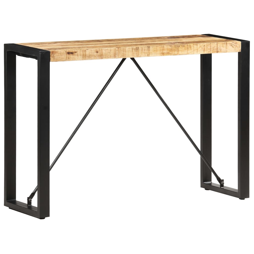 Mesa consola 110x35x76 cm madeira de mangueira maciça