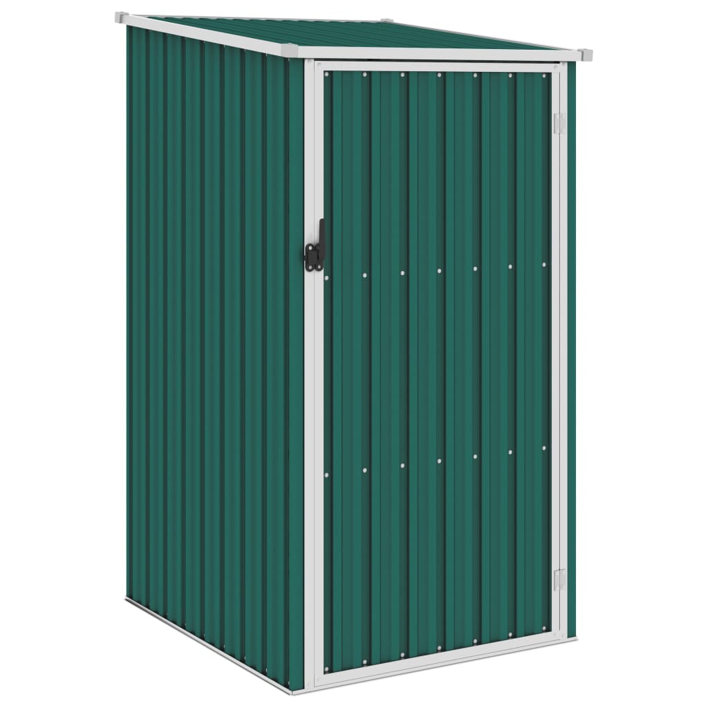 Abrigo de jardim 87x98x159 cm aço galvanizado verde