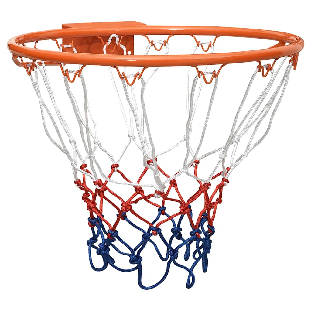 Cesto de basquetebol 39 cm aço laranja