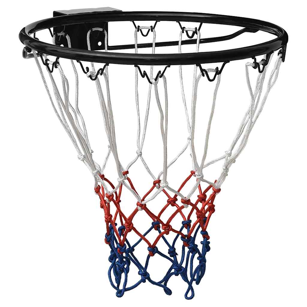 Cesto de basquetebol 39 cm aço preto