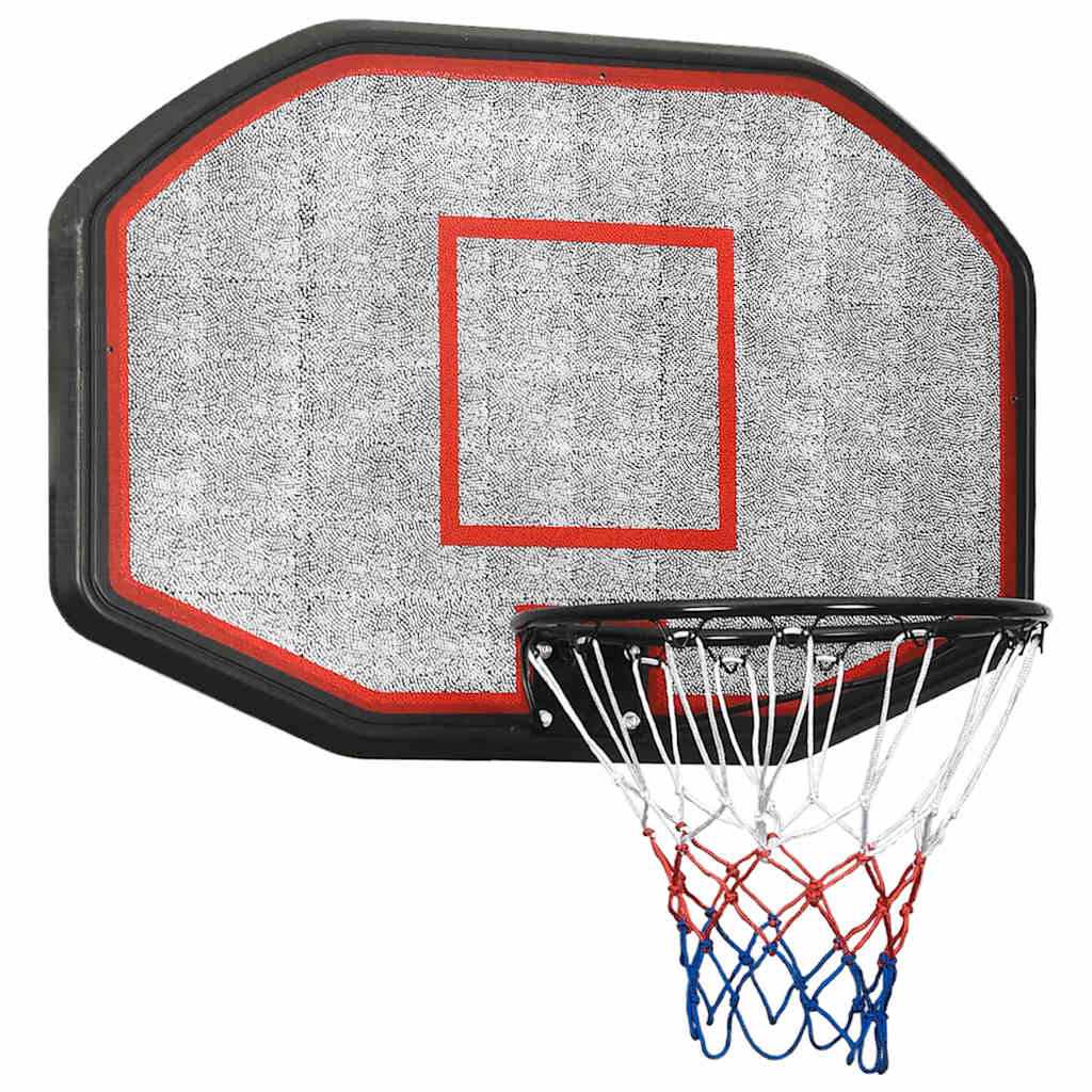 Tabela de basquetebol 109x71x3 cm polietileno preto
