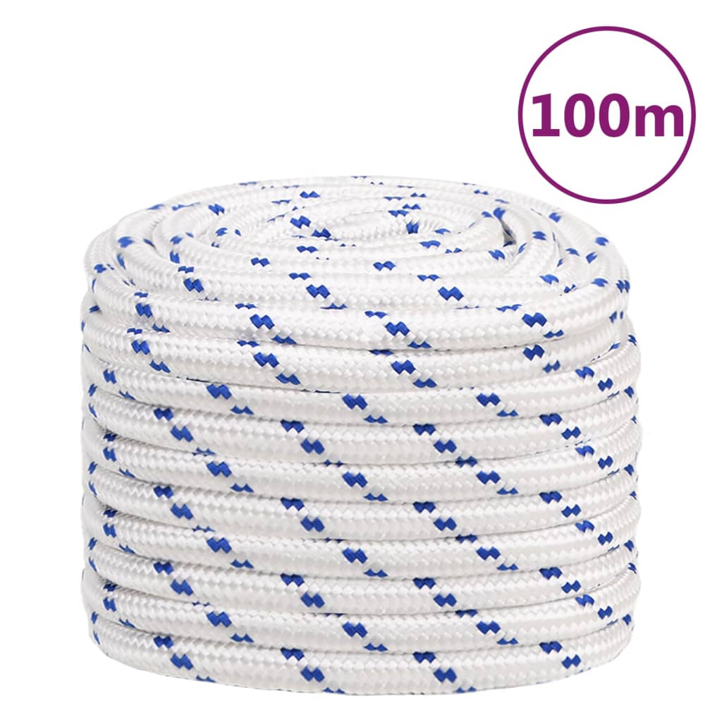 Corda de barco 20 mm 100 m polipropileno branco