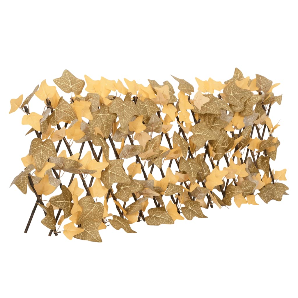 Treliça de ácer artificial extensível 180x30 cm laranja