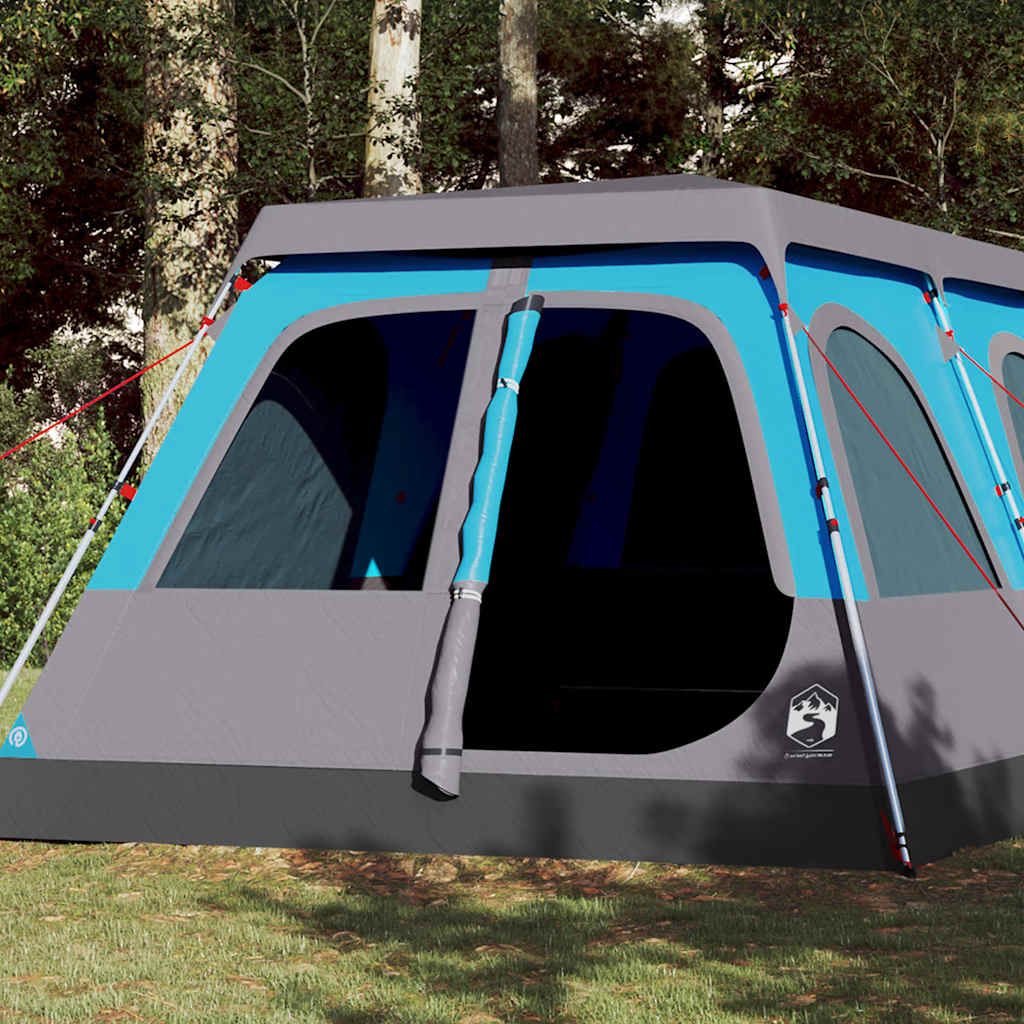 Tenda familiar cúpula para 10 pessoas libertação rápida azul