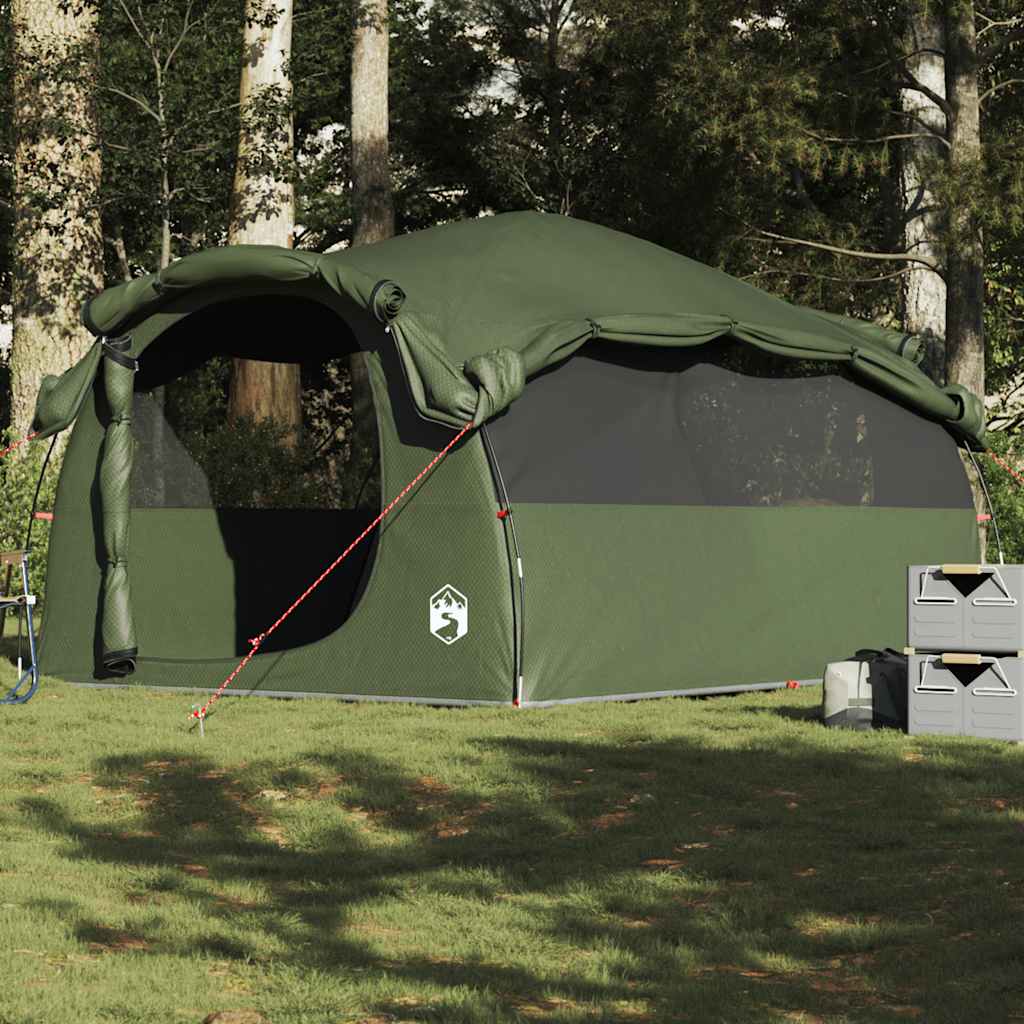Tenda familiar túnel para 6 pessoas impermeável verde azeitona