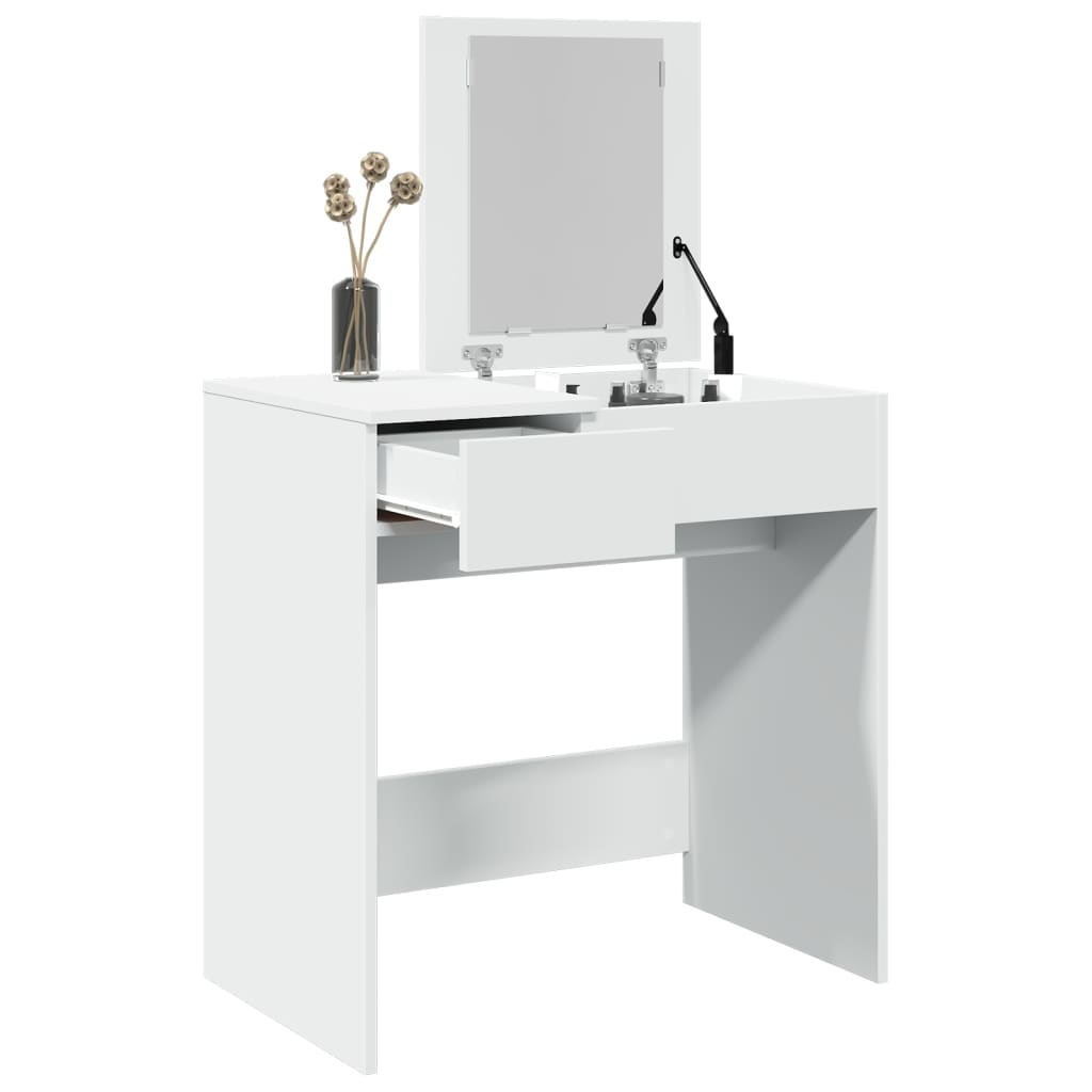 Toucador com espelho 73x46,5x120 cm cor branco