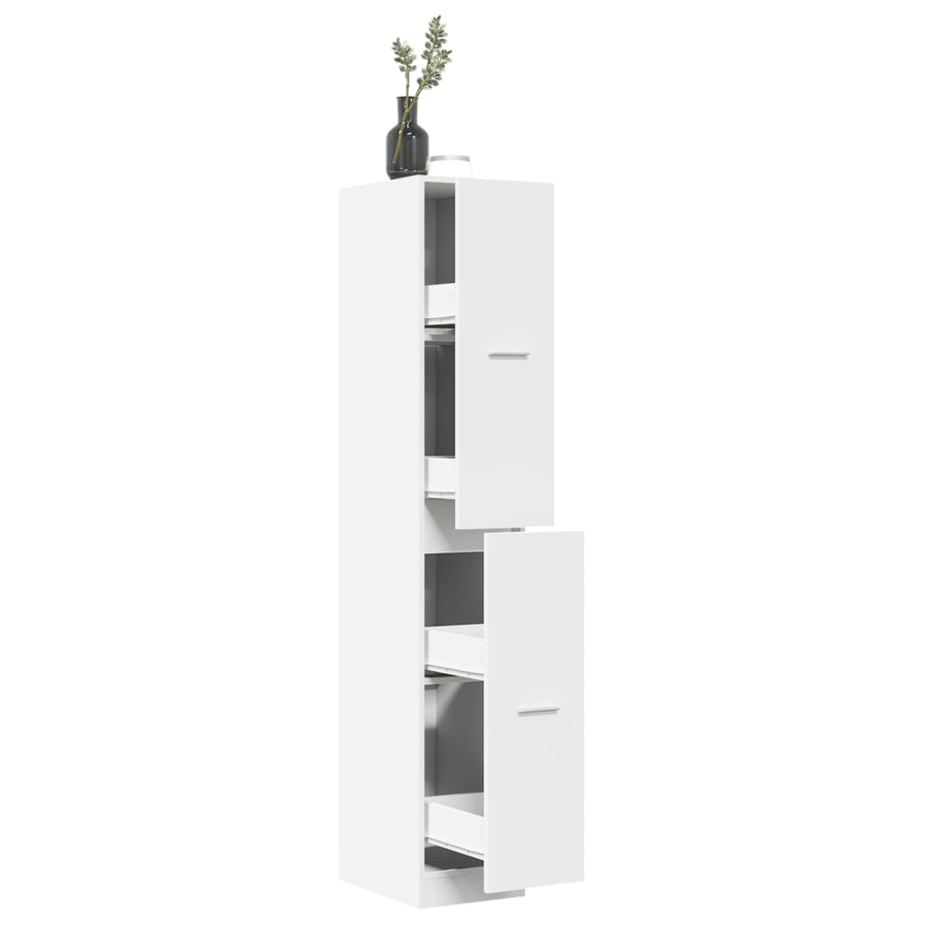 Armário boticário 30x41x174,5 cm derivados de madeira branco