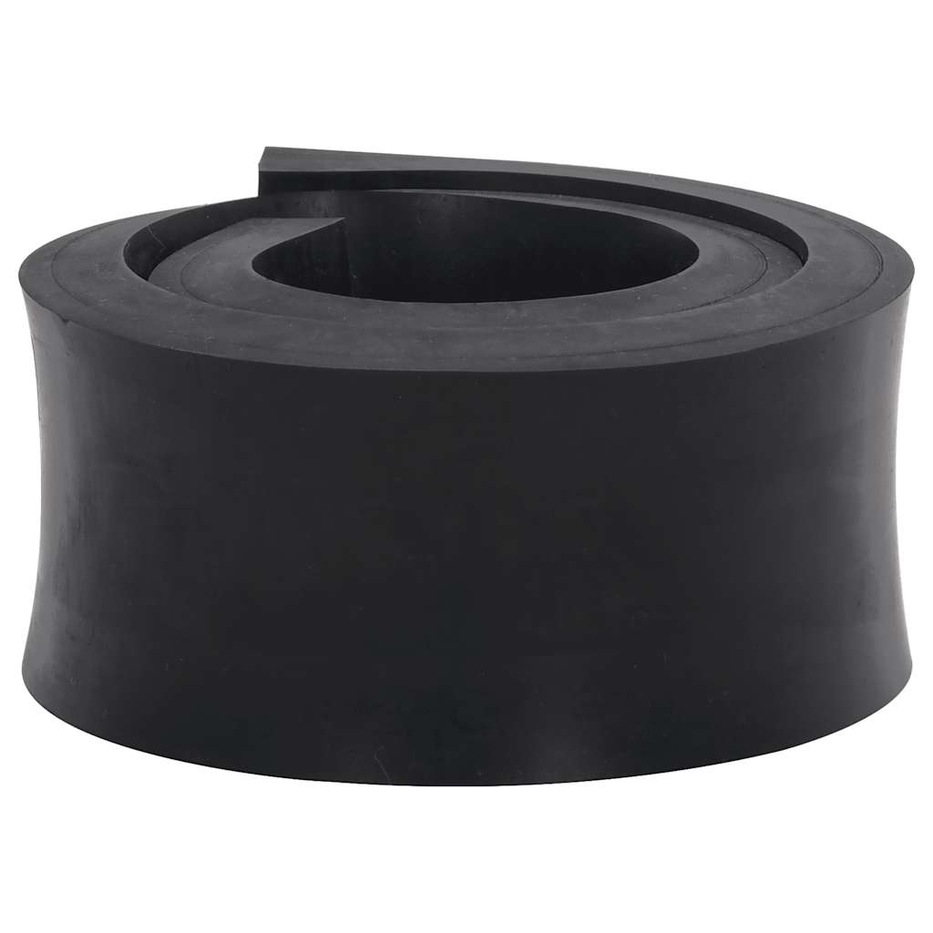 Borda de borracha para limpa-neves 120x8x2 cm preto