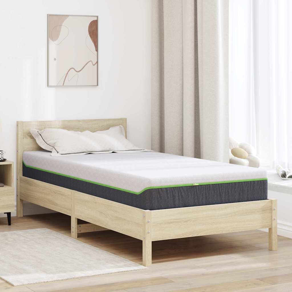 Colchão Branco, Cinza 100 x 200 cm Espuma