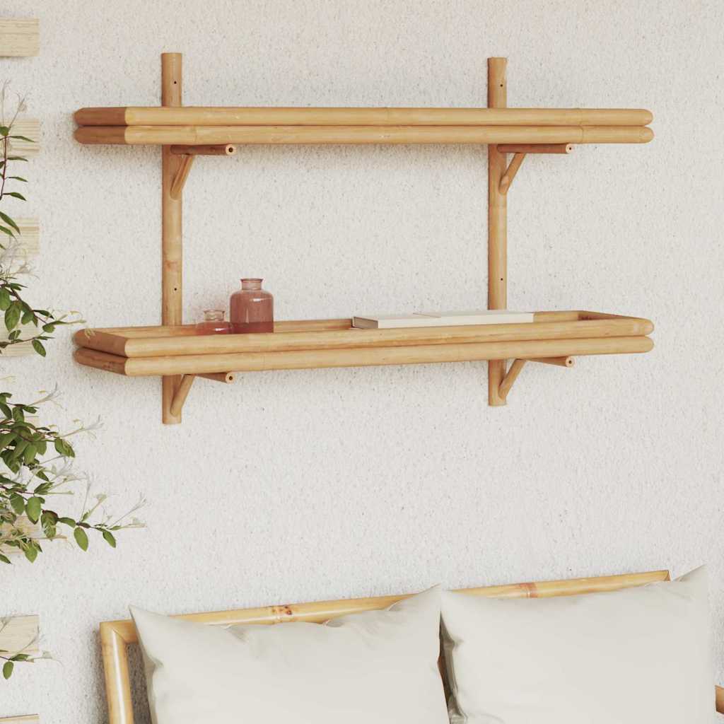 Prateleira de Parede Castanho 100 x 26 x 60 cm Bambu