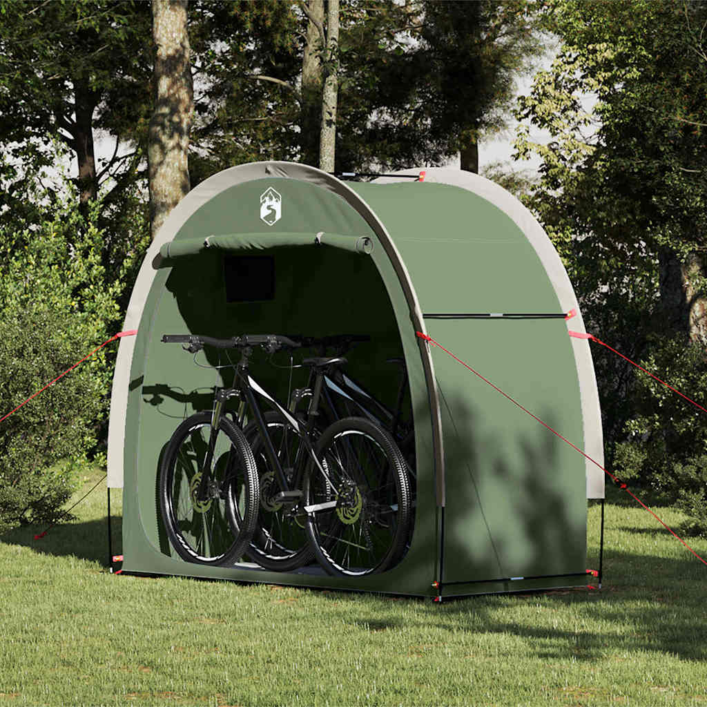 Tenda para arrumação de bicicletas Verde 210 x 90 x 174 cm