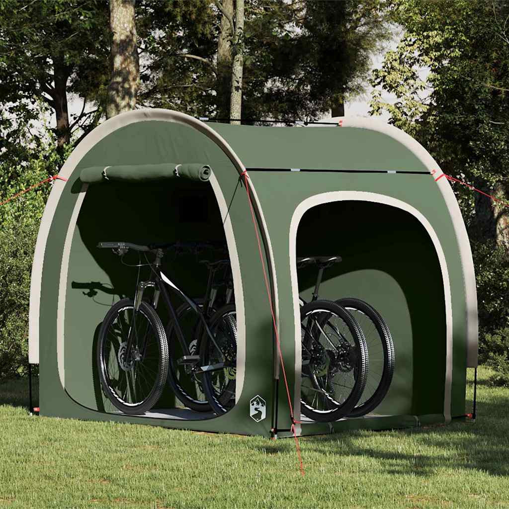 Tenda para arrumação de bicicletas Verde 218 x 156 x 180 cm