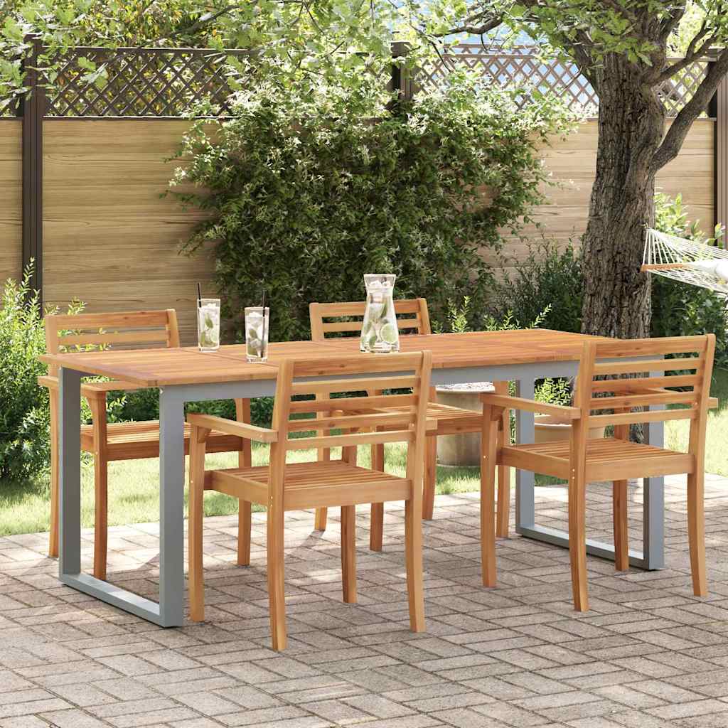 Mesa de Jantar para Jardim Cinzeto 200 x 90 x 75 cm