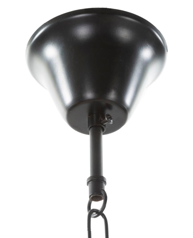 Candeeiro de Teto Boho Chic - Metal e Corda em Formato Redondo - 90 cm - 6 Pontos de Luz
