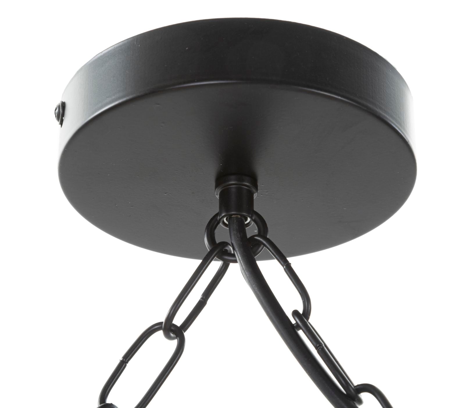 Candeeiro de Teto Boho Chic - Metal, Bambu e Corda - 120 cm - 6 Pontos de Luz