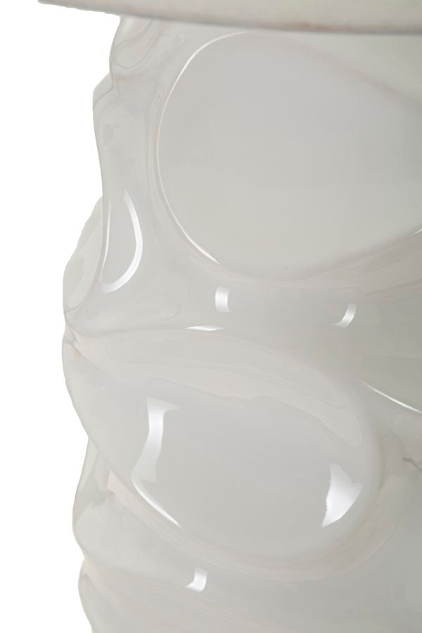 Candeeiro de Pé "Warsaw" – Ø45x83 cm – Branco
