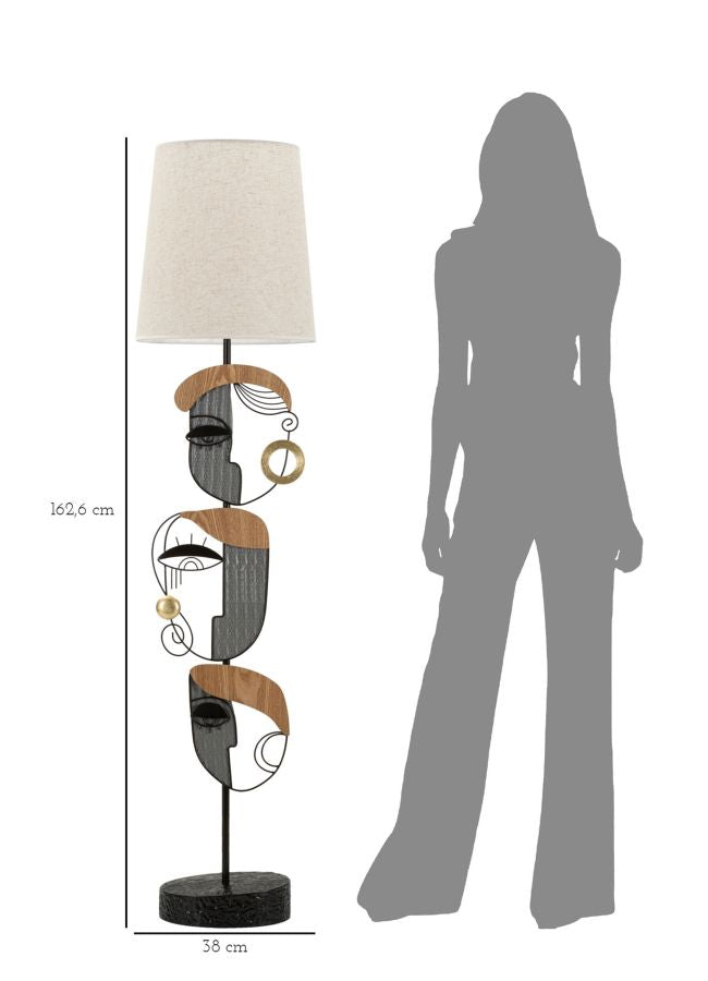 Candeeiro de Pé "Picassy" – Ø38x162,6 cm – Multicolor