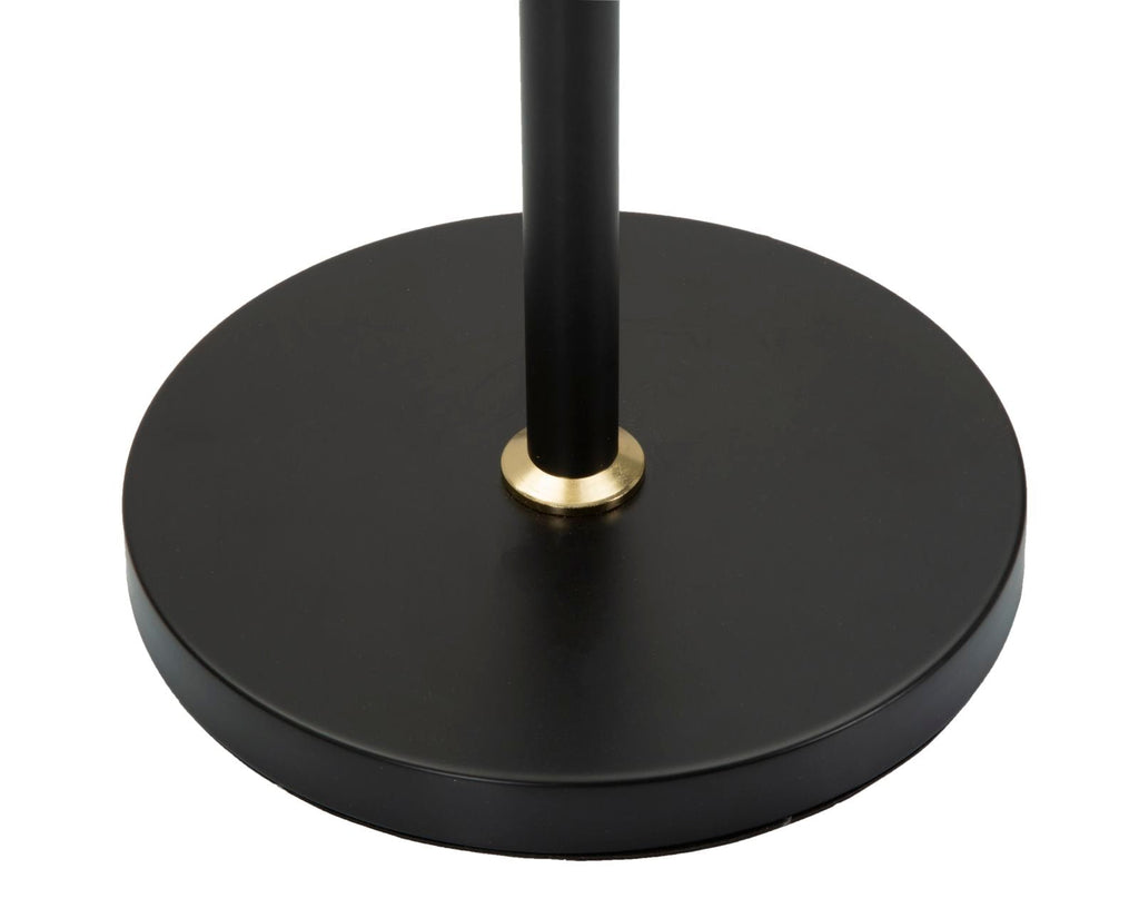 Candeeiro de Pé "Closy" Preto e Dourado – Ø46x172 cm