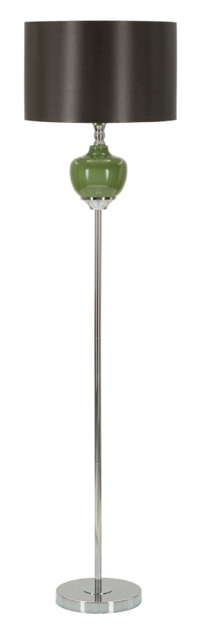 Candeeiro de Pé "Eva One" Verde e Preto – Ø40x160 cm