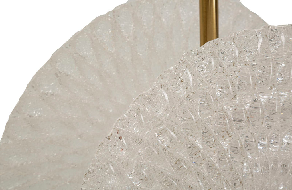Candeeiro de Teto "Glass" Dourada – 35x18x80 cm
