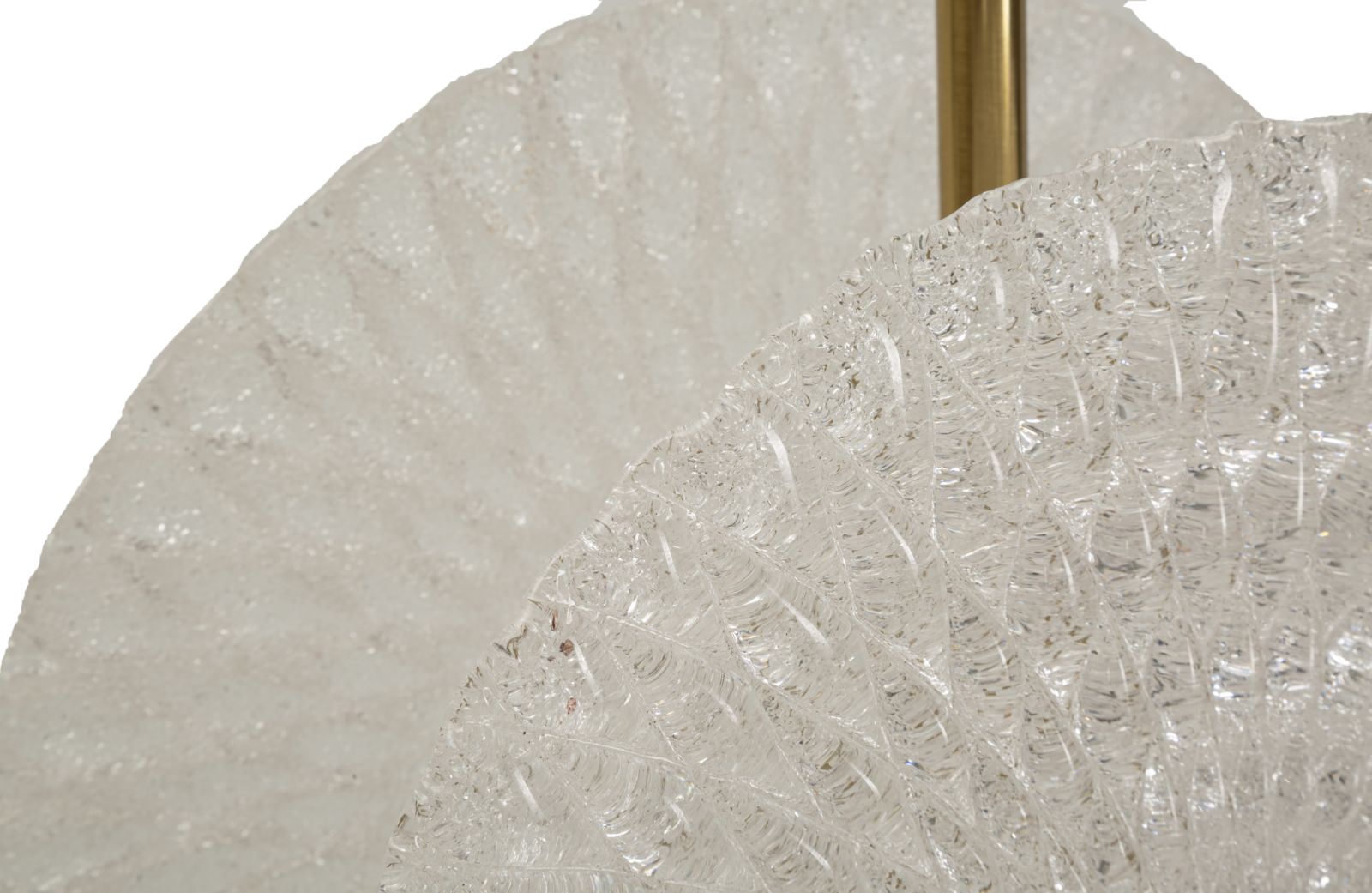Candeeiro de Teto "Glass" Dourada – 35x18x80 cm