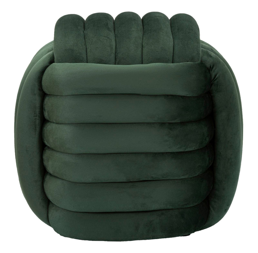 Puff Softy Green - Veludo Verde - 45 cm x 45 cm x 45 cm