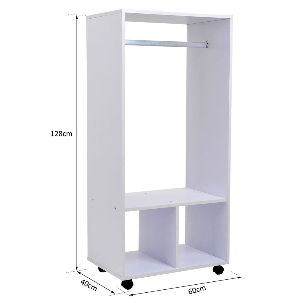 Roupeiro Abert Branco - Design Nórdico - Leva-Me Contigo - Móveis & Decoração