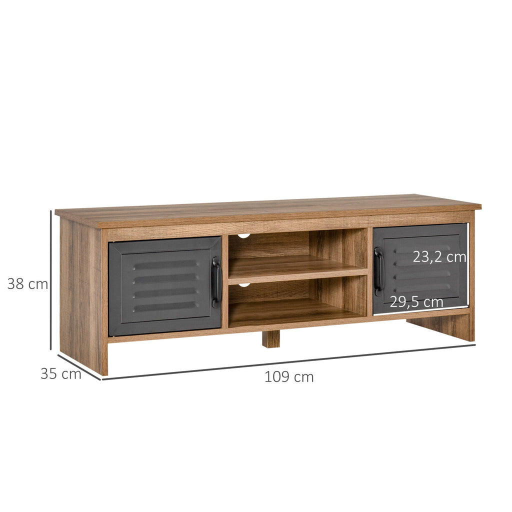 Móvel de TV Indus - 109cm - Design Industrial - Leva-Me Contigo - Móveis & Decoração