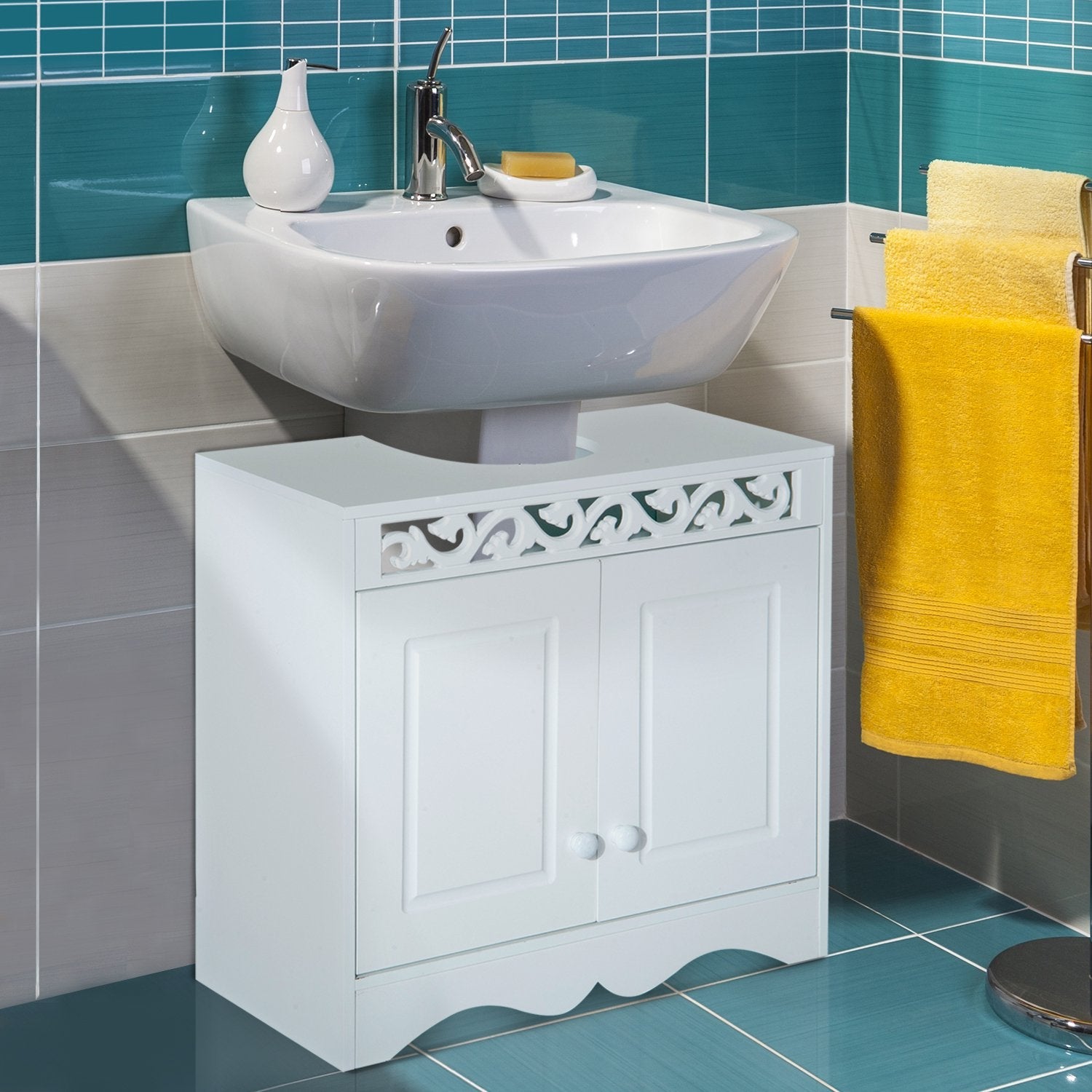 Móvel de Lavatório Linna - Design Clássico - Leva-Me Contigo - Móveis & Decoração