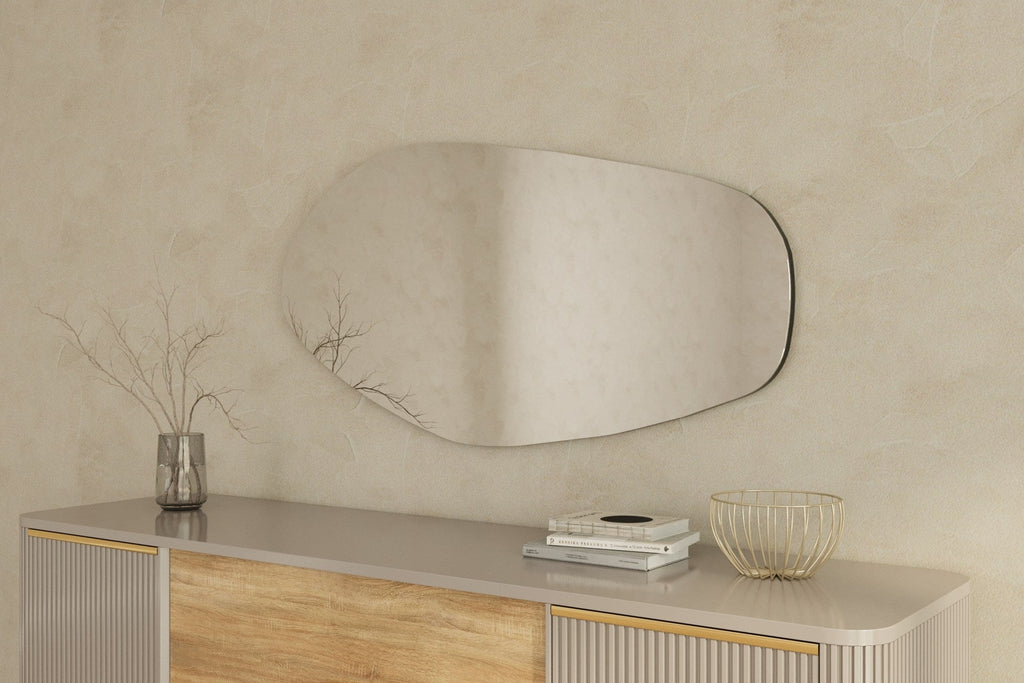 Espelho "Bella" - 60 x 120 x 2,2 cm - Preto - Design Moderno