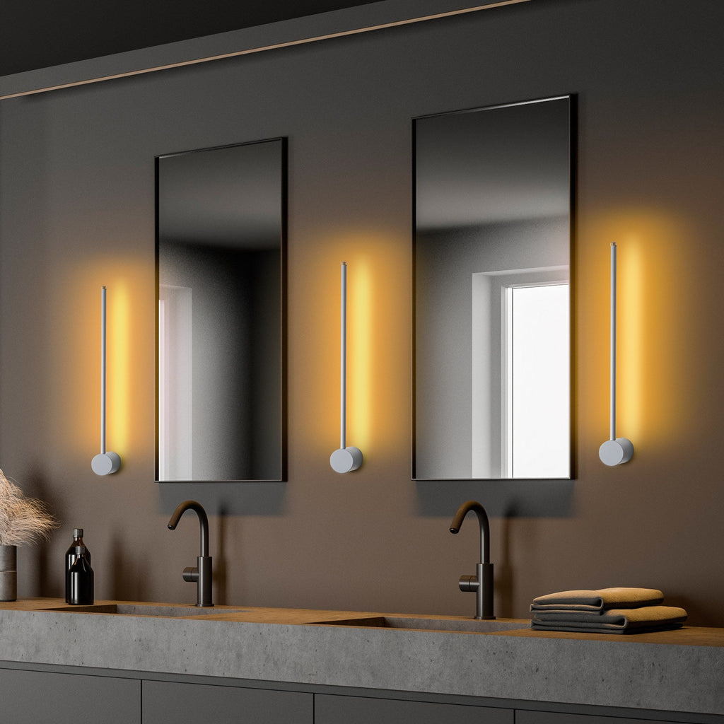 Candeeiro de Parede "Sword" – Cinzento – 62x10x7 cm – Design Moderno e Elegante