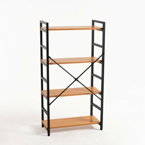 Estante Kerri com 4 Prateleiras - Design Industrial