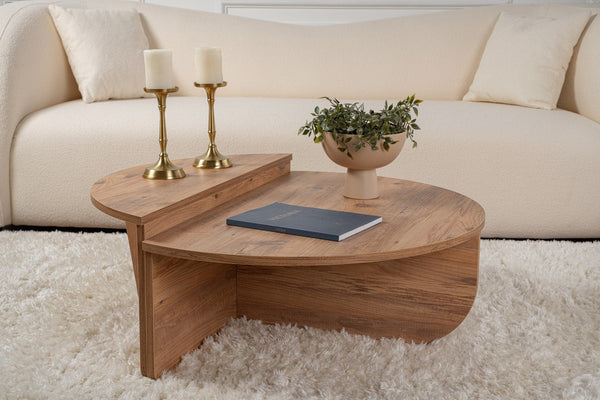 Mesa de Centro "Orion" – Pinho Atlantico, Conjunto Modular, 90x60x30 cm, Design Sofisticado