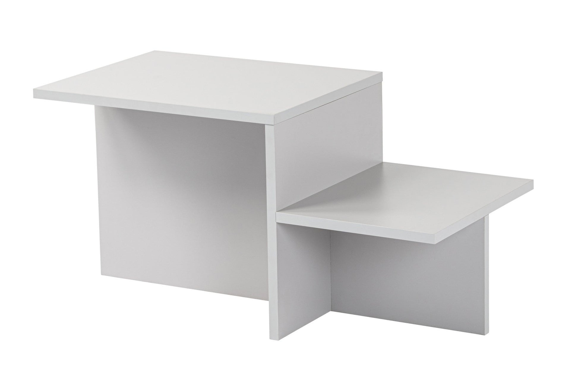Mesa de Centro "Harmony" – Cinzento, 90x45x40 cm, Design Rústico Moderno
