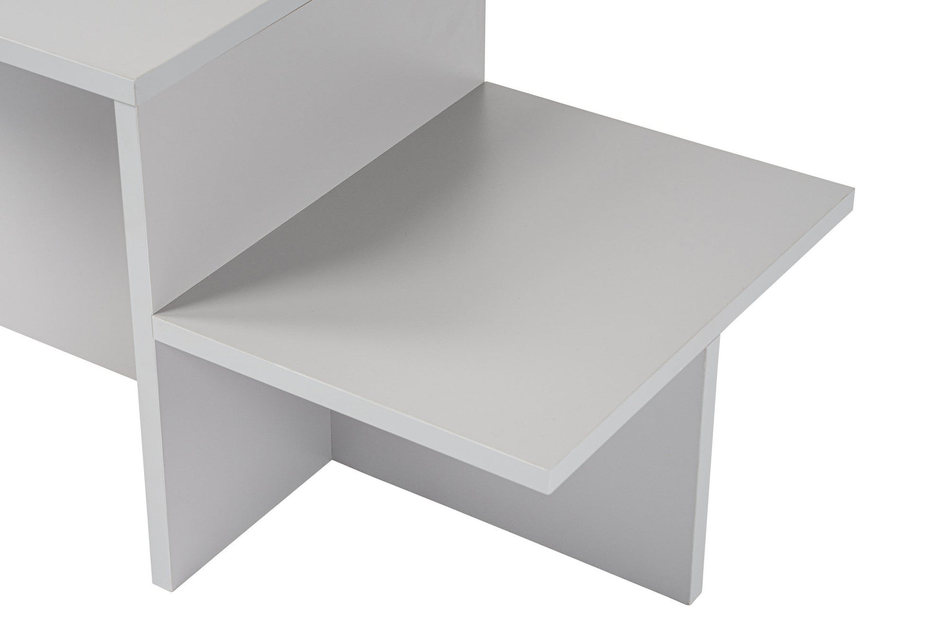 Mesa de Centro "Harmony" – Cinzento, 90x45x40 cm, Design Rústico Moderno