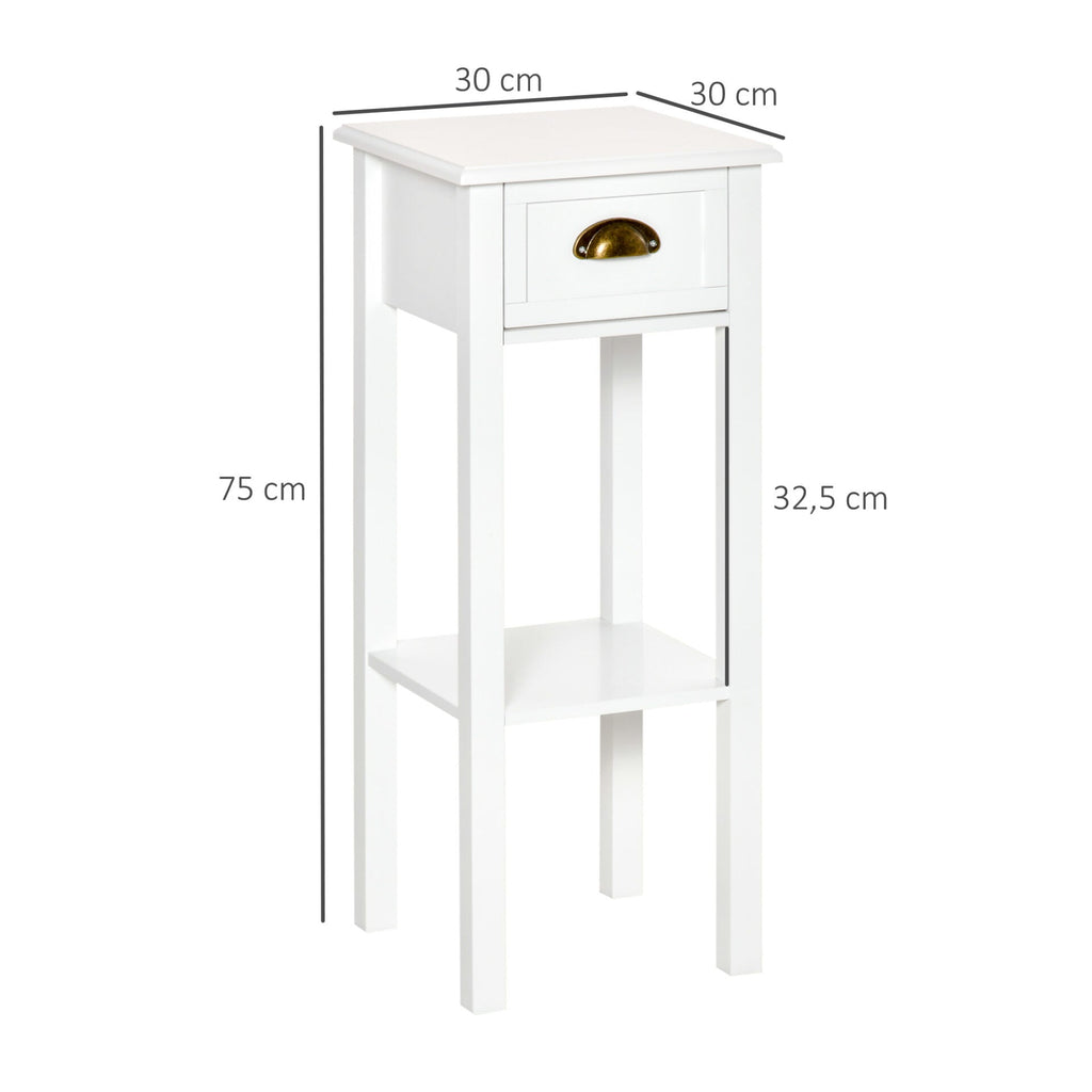 Mesa de Apoio com Gaveta - Design Clássico - Leva-Me Contigo - Móveis & Decoração