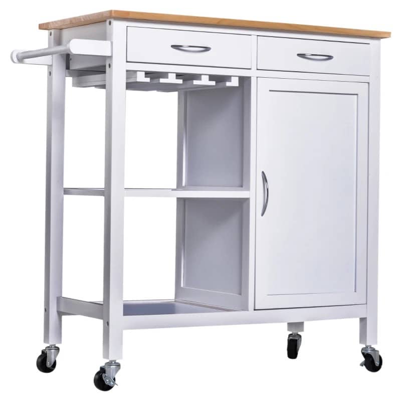 Carrinho de Cozinha Kiran - Design Moderno - Leva-Me Contigo - Móveis & Decoração