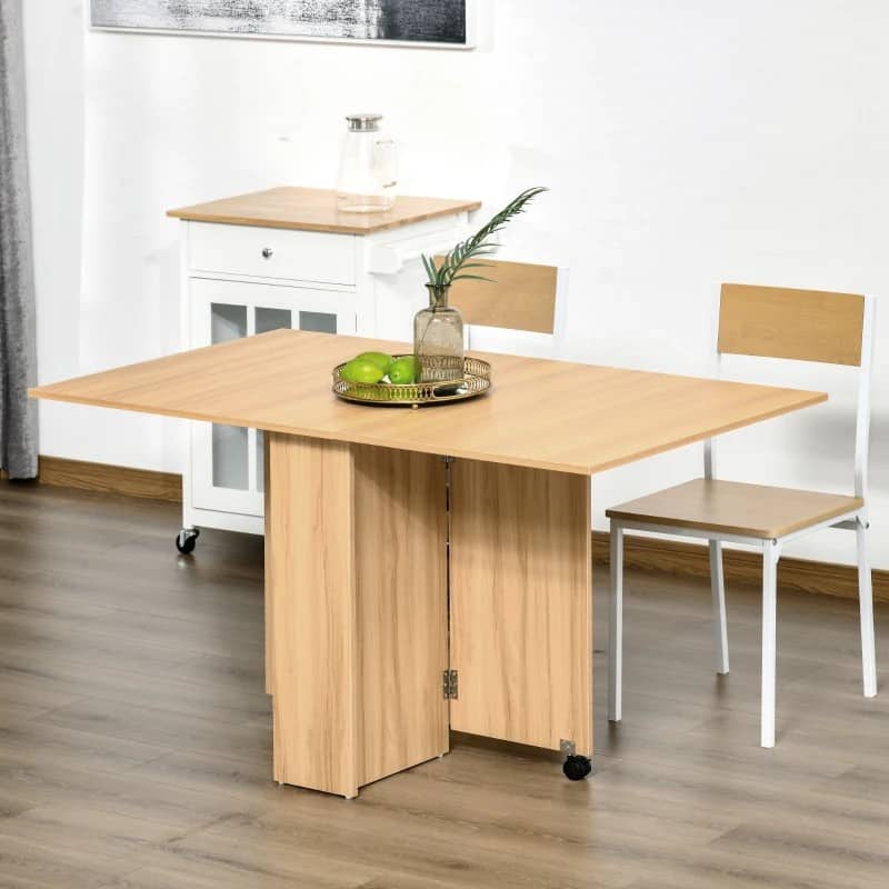 Mesa Dobrável Atman - Carvalho - Design Nórdico - Leva-Me Contigo - Móveis & Decoração