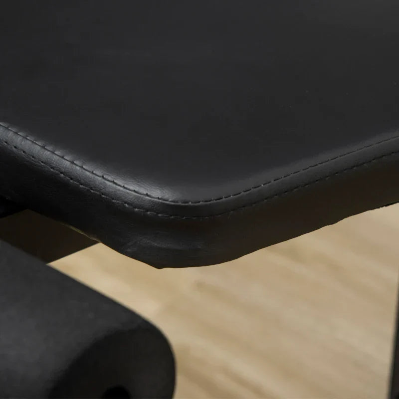 Multi-Estação Máquina de Musculação com Estribo para Pernas Placas de Pesos de 45kg Carga Máxima 110kg Treinamento Fitness em Casa Ginásio 135x103x200 cm Preto