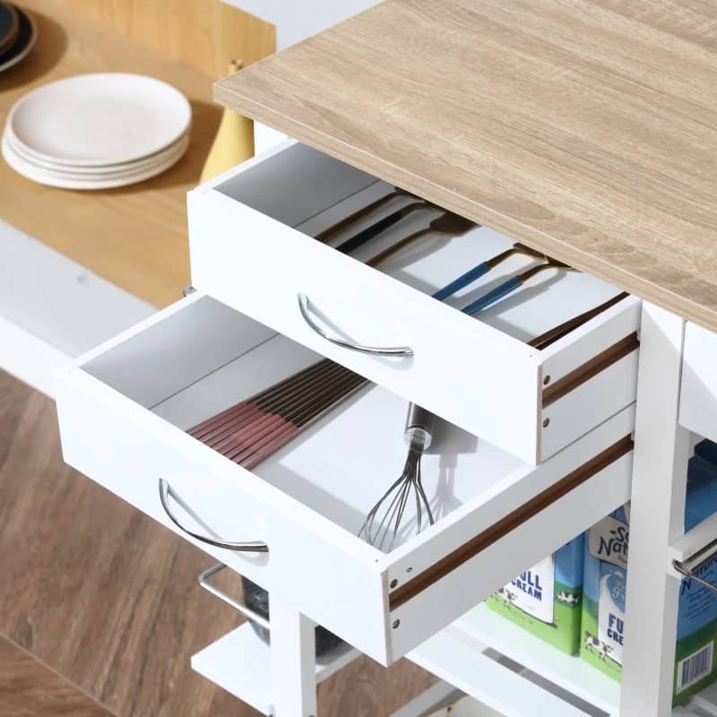 Carrinho de Cozinha Kore - Design Moderno - Leva-Me Contigo - Móveis & Decoração
