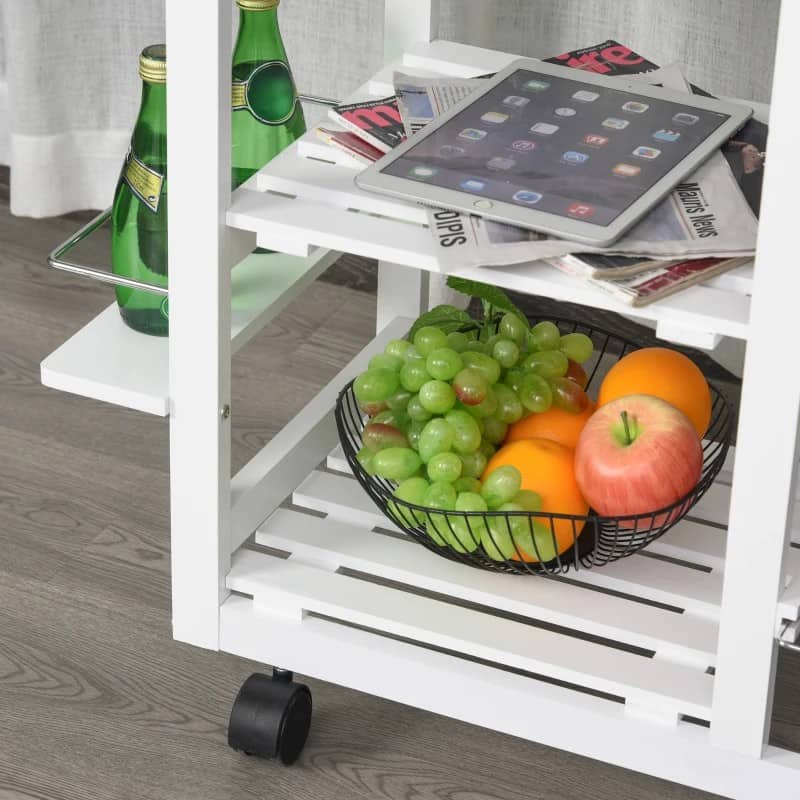 Carrinho de Cozinha Kore - Design Moderno - Leva-Me Contigo - Móveis & Decoração