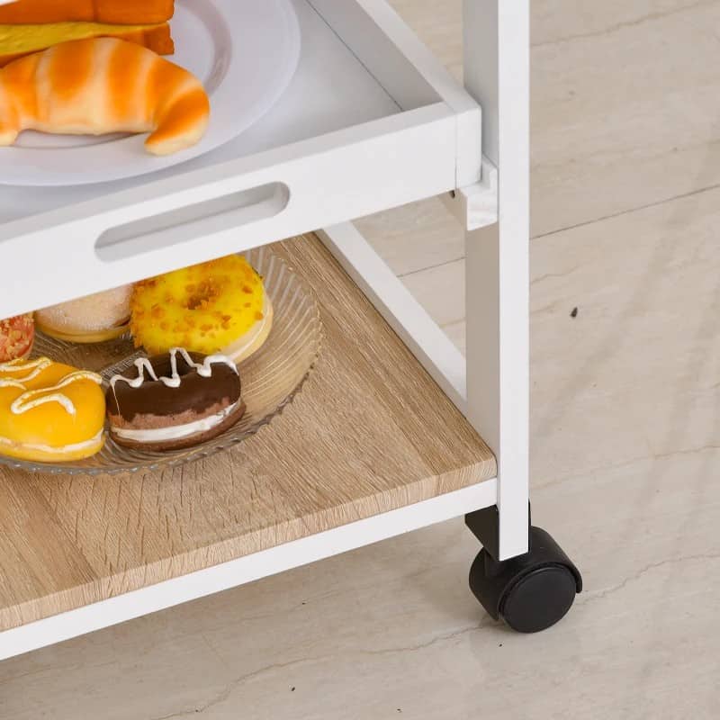 Carrinho de Cozinha Kurva - Design Moderno - Leva-Me Contigo - Móveis & Decoração