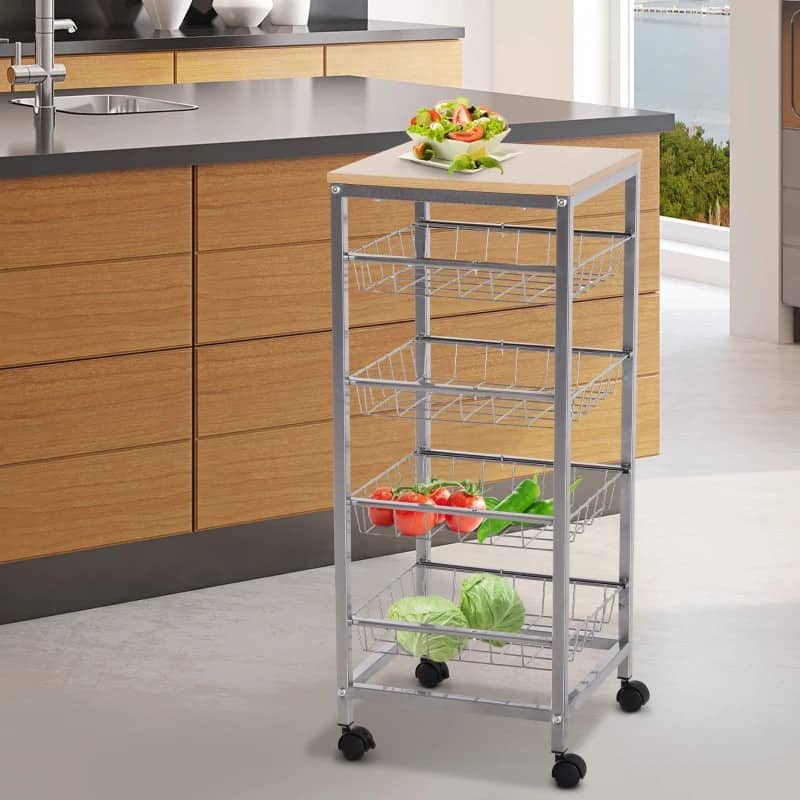 Carrinho de Cozinha Iron - Design Industrial - Leva-Me Contigo - Móveis & Decoração
