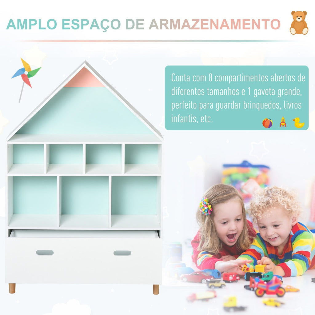 Estante Clark Reversível - Design Nórdico - Leva-Me Contigo - Móveis & Decoração