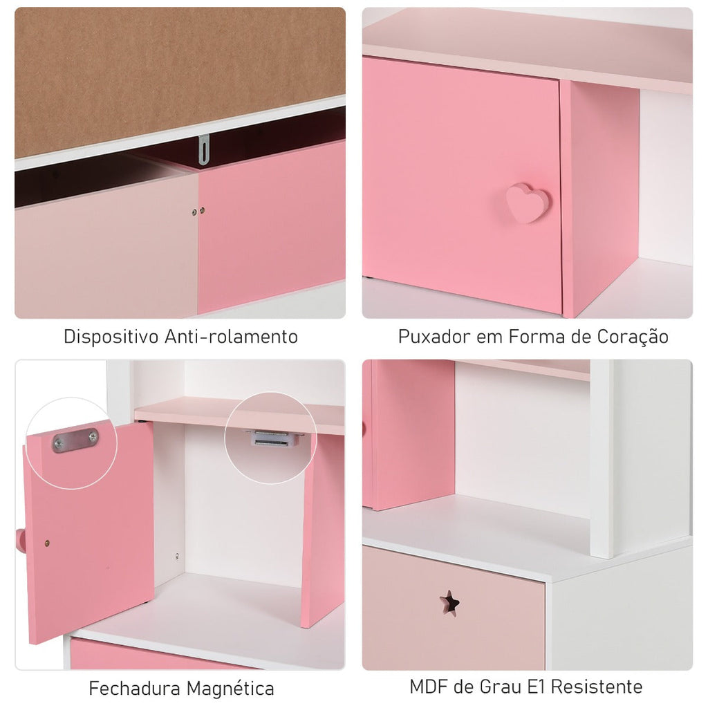 Estante Infantil Venici - Design Nórdico - Leva-Me Contigo - Móveis & Decoração